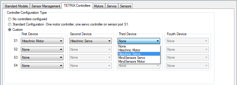 Using Motor and Servo Controllers
