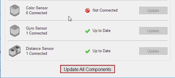 Update the VEX IQ Devices' firmware